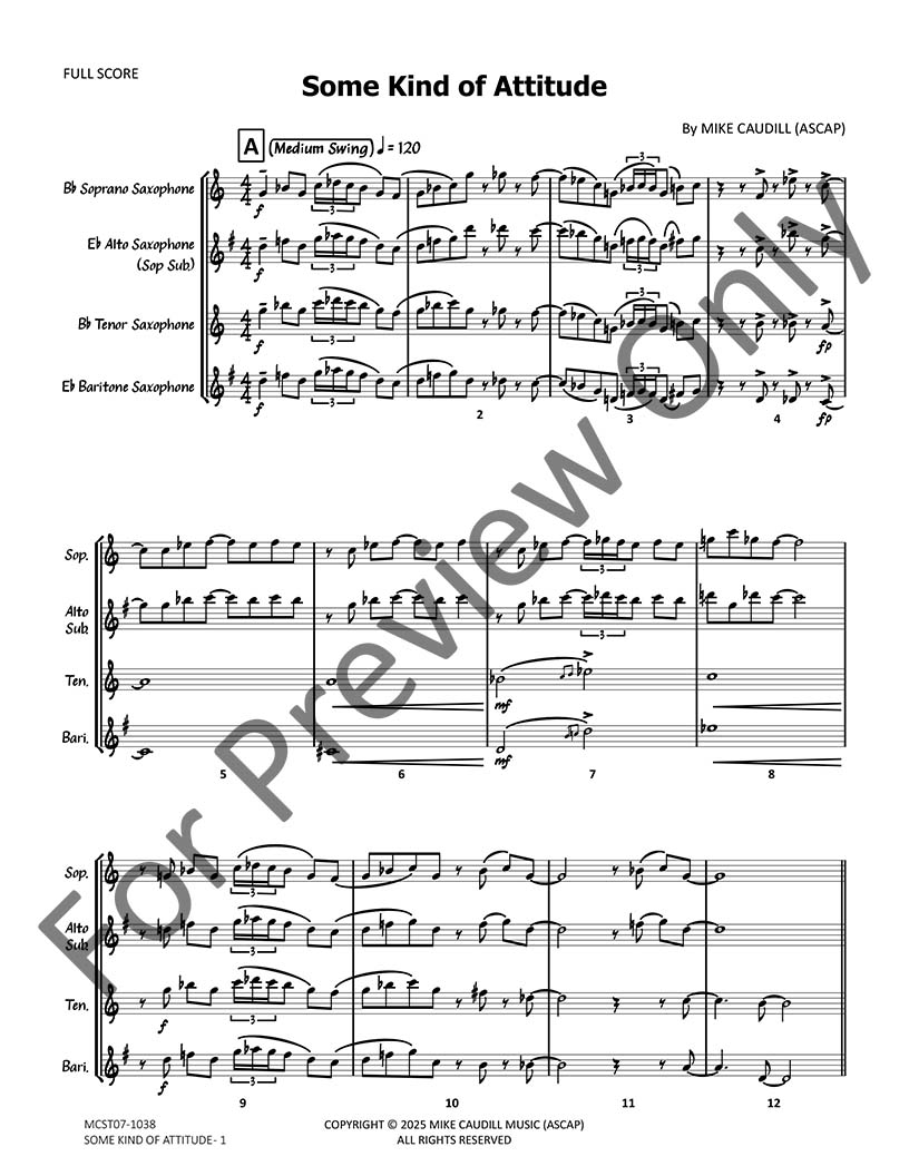 Sheet music sample page